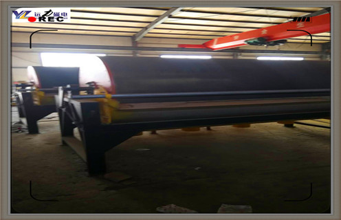 永磁筒式磁選機(jī)，黑龍江永磁筒式磁選機(jī)退磁_(tái)遠(yuǎn)力黑龍江永磁筒式磁選機(jī)退磁的結(jié)構(gòu)磁場(chǎng)分布圖